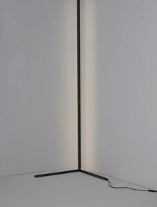 Lampa podłogowa ZAPOPAN LE42879 Luces Exclusivas czarna LED 18 W 1800 lm 3000 K 140,5 cm small 3
