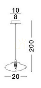 Lampa Wisząca NAYARIT Luces Exclusivas LE42898 2 Lampa Wisząca NAYARIT Luces Exclusivas LE42898 small 2