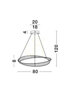 Lampa Wisząca BAUTA Luces Exclusivas LE42913 small 2