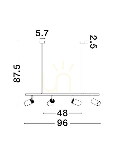 Sprawdź Lampa Wisząca CAYES Luces Exclusivas LE42927