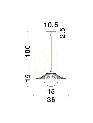 Sprawdź Lampa Wisząca NAVOJOA Luces Exclusivas LE42932