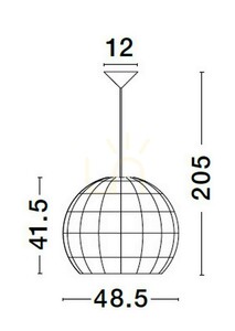Lampa Wisząca REYNOSA Luces Exclusivas LE42946 small 2