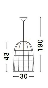 Lampa Wisząca PALMAR Luces Exclusivas LE42954 small 3