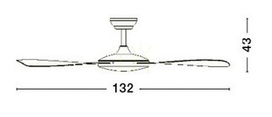 Wentylator ORIZABA Luces Exclusivas LE42963 small 2