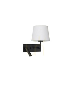 Kinkiet Luces Exclusivas BIRUACA LE42969 czarno-biały LED 3 W + E27 0 Kinkiet Luces Exclusivas BIRUACA LE42969 czarno-biały LED 3 W + E27 small 0