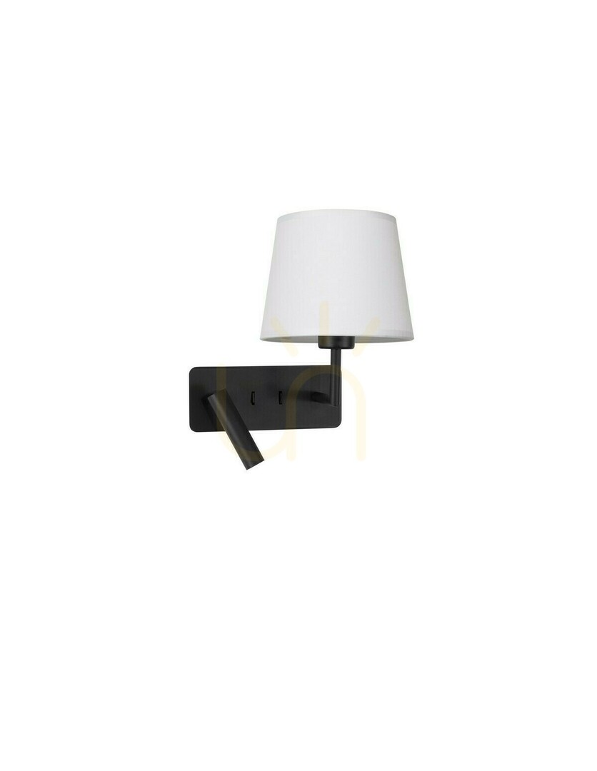 Sprawdź Kinkiet Luces Exclusivas BIRUACA LE42969 czarno-biały LED 3 W + E27 Kinkiet Luces Exclusivas BIRUACA LE42969 czarno-biały LED 3 W + E27