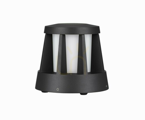 Sprawdź Słupek ogrodowy Luces Exclusivas Campeche LE71468 antracytowy, LED 8,2 W 3000 K, Ø16 × 14,6 cm, IP65