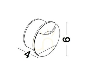 Oprawa wpuszczana w ścianę CHICOLOAPAN Luces Exclusivas LE71617 small 2