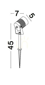 Słupek Oświetleniowy ROSITA Luces Exclusivas LE71622 1 Słupek Oświetleniowy ROSITA Luces Exclusivas LE71622 small 1