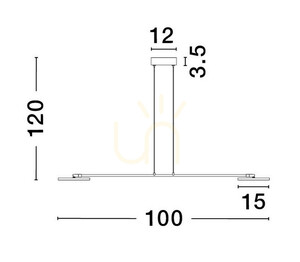 Lampa Wisząca ABOT Luces Exclusivas LE43207 3 Lampa Wisząca ABOT Luces Exclusivas LE43207 small 3