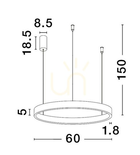 Sprawdź Lampa Wisząca BARI Luces Exclusivas LE43249