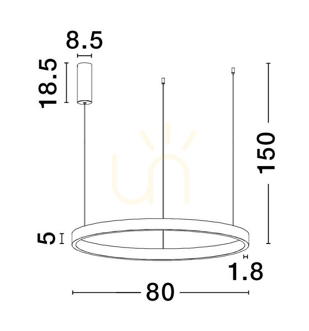 Obejrzyj Lampa Wisząca BARI Luces Exclusivas LE43250 Lampa Wisząca BARI Luces Exclusivas LE43250