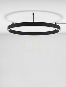 Plafon JACA Luces Exclusivas LE43272 czarny LED 50 W 80 cm small 1