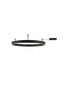 Plafon JACA Luces Exclusivas LE43272 czarny LED 50 W 80 cm small 0