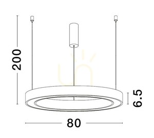 Lampa Wisząca BARI Luces Exclusivas LE43275 small 1