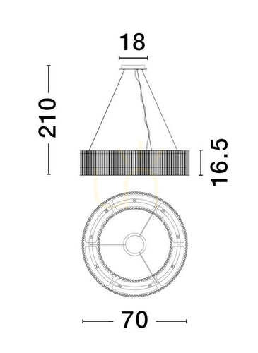 Sprawdź Lampa Wisząca ACTUN Luces Exclusivas LE43343