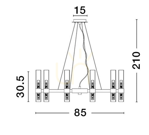 Sprawdź Lampa Wisząca ACUNA Luces Exclusivas LE43346