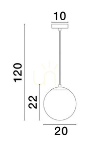 Lampa Wisząca ADELA Luces Exclusivas LE43363 1 Lampa Wisząca ADELA Luces Exclusivas LE43363 small 1
