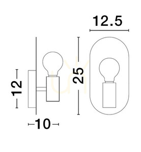 Kinkiet BAJIO Luces Exclusivas LE43383 small 2