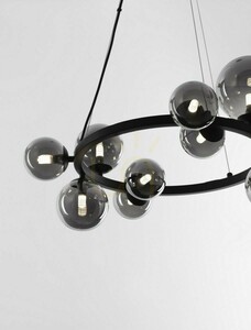 Żyrandol Luces Exclusivas PARLA LE43387, szare szkło, 11×G9, 64,2 cm small 2