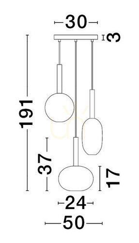 Sprawdź Lampa Wisząca BAJOS Luces Exclusivas LE43394