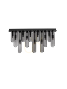 Szary plafon szklany Luces Exclusivas BALDE LE43407 12 × G9 72 cm small 0