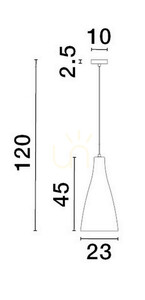 Lampa Wisząca BALSA Luces Exclusivas LE43417 1 Lampa Wisząca BALSA Luces Exclusivas LE43417 small 1