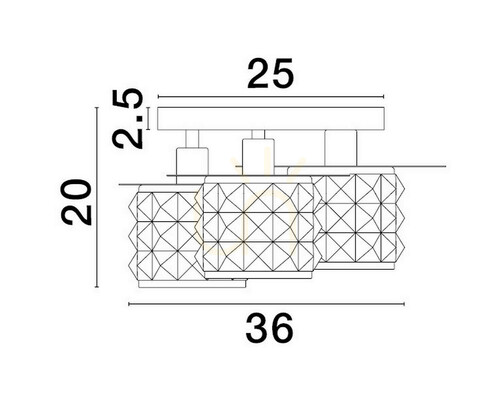 Sprawdź Plafon BAMOA Luces Exclusivas LE43422