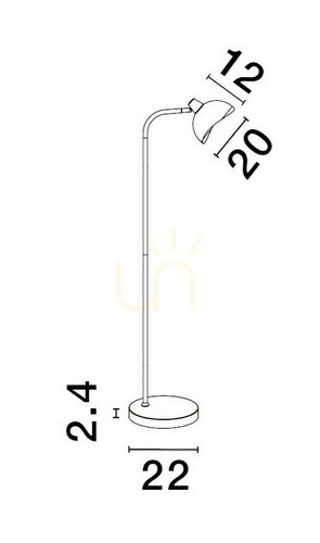 Sprawdź Lampa Podłogowa BANAC Luces Exclusivas LE43427