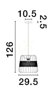 Lampa Wisząca BAPUZ Luces Exclusivas LE43429 1 Lampa Wisząca BAPUZ Luces Exclusivas LE43429 small 1