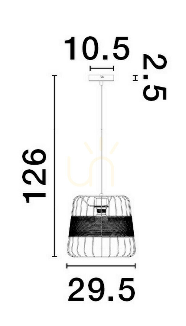 Zobacz Lampa Wisząca BAPUZ Luces Exclusivas LE43429 Lampa Wisząca BAPUZ Luces Exclusivas LE43429