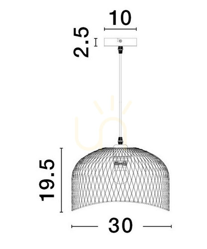 Sprawdź Lampa Wisząca BAQUE Luces Exclusivas LE43431