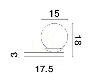 Lampa Stołowa MERINO Luces Exclusivas LE43441 small 2
