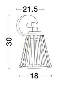 Kinkiet Zewnętrzny ACEVES Luces Exclusivas LE73512 1 Kinkiet Zewnętrzny ACEVES Luces Exclusivas LE73512 small 1