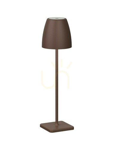 Sprawdź Lampa przenośna akumulatorowa Luces Exclusivas AGUITA LE73555 rdzawobrązowa LED 2 W USB IP54 38 cm