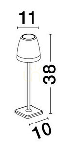 Lampa Zewnętrzna Stojąca AGUITA Luces Exclusivas LE73559 small 1