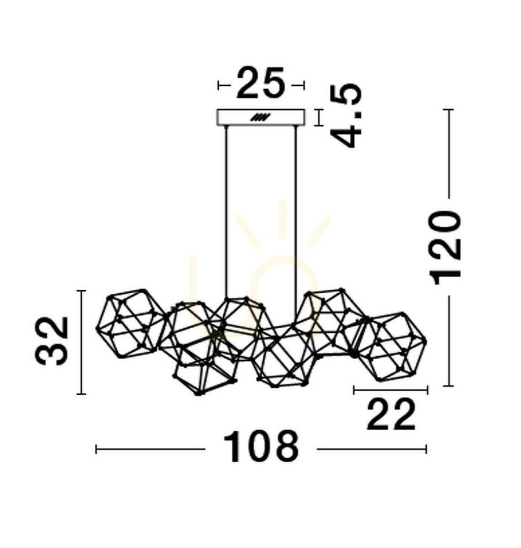 Zobacz Lampa Wisząca ASIS Luces Exclusivas LE43477 Lampa Wisząca ASIS Luces Exclusivas LE43477