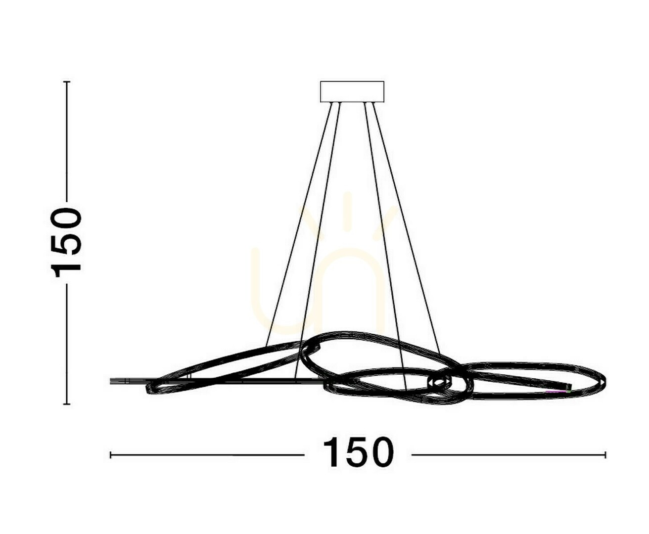 Obejrzyj Lampa Wisząca BANO Luces Exclusivas LE43480 Lampa Wisząca BANO Luces Exclusivas LE43480