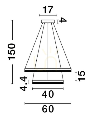 Sprawdź Lampa Wisząca ACACIO Luces Exclusivas LE43557