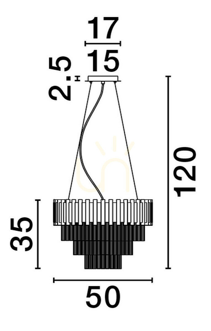 Zobacz Lampa Wisząca ACATEN Luces Exclusivas LE43566 Lampa Wisząca ACATEN Luces Exclusivas LE43566