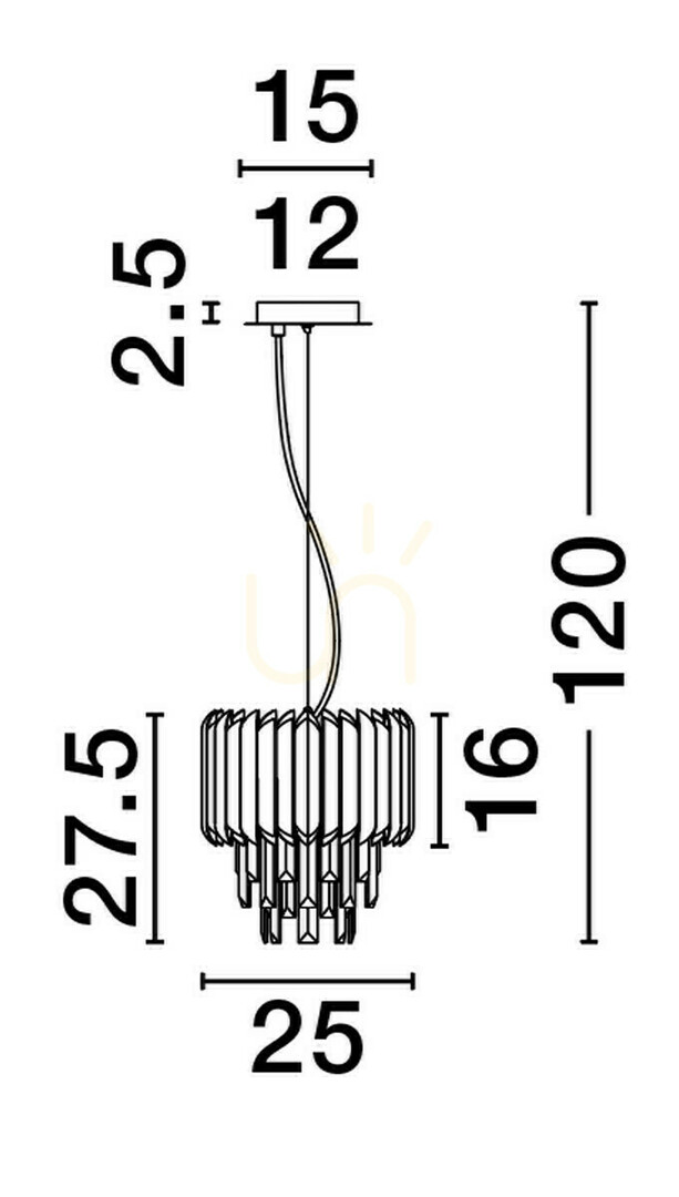 Zobacz Lampa Wisząca ACATEN Luces Exclusivas LE43573 Lampa Wisząca ACATEN Luces Exclusivas LE43573