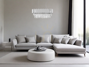 Lampa wisząca kryształowa ACATEN Luces Exclusivas LE43576 chrom 5×E14 70 cm small 3