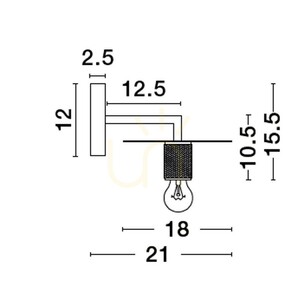 Kinkiet BAJIO Luces Exclusivas LE43609 small 1