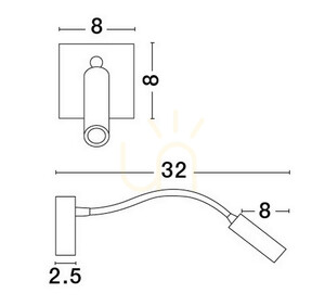 Kinkiet ARANCON Luces Exclusivas LE43618 1 Kinkiet ARANCON Luces Exclusivas LE43618 small 1