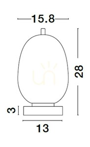 Lampa Stołowa PILAR Luces Exclusivas LE43660 2 Lampa Stołowa PILAR Luces Exclusivas LE43660 small 2