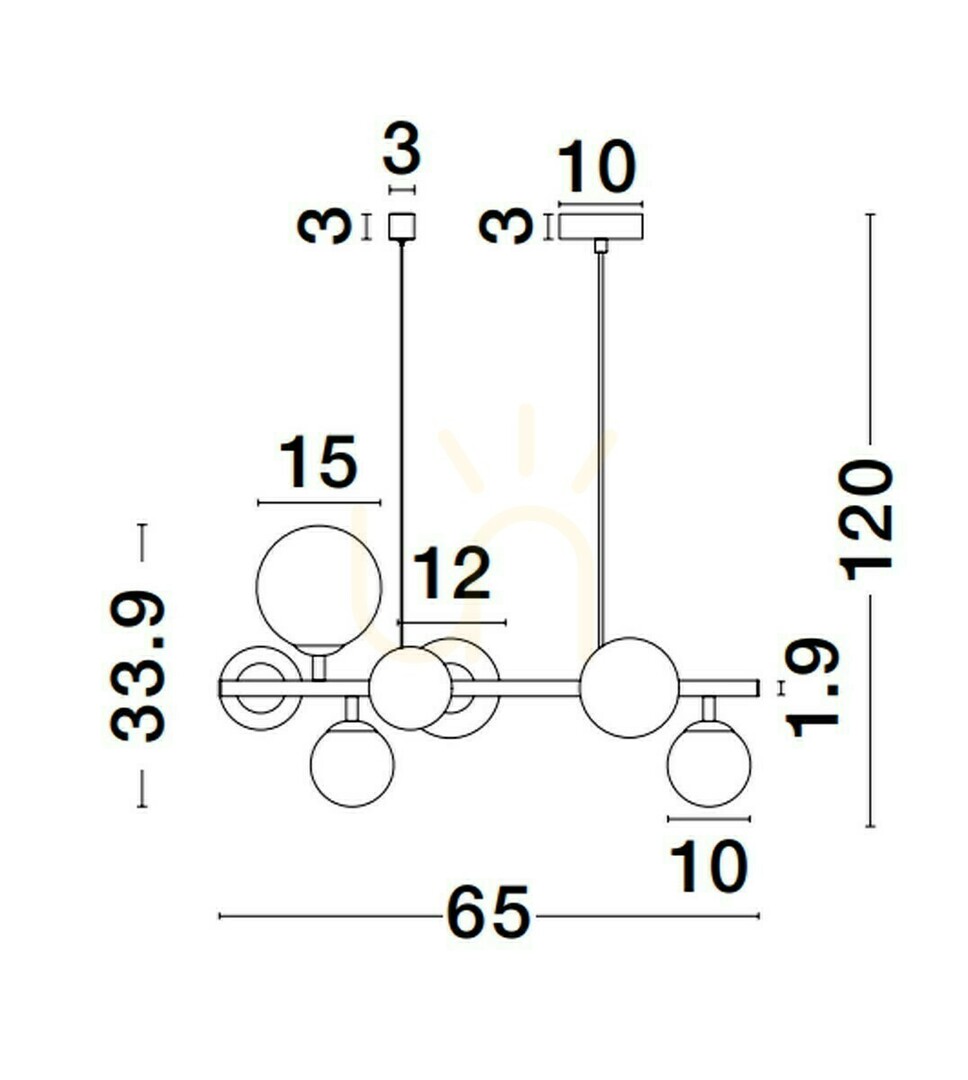 Zobacz Lampa Wisząca PARLA Luces Exclusivas LE43676 Lampa Wisząca PARLA Luces Exclusivas LE43676