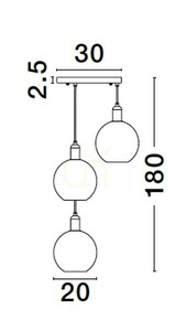 Lampa Wisząca BALCHE Luces Exclusivas LE43695 1 Lampa Wisząca BALCHE Luces Exclusivas LE43695 small 1