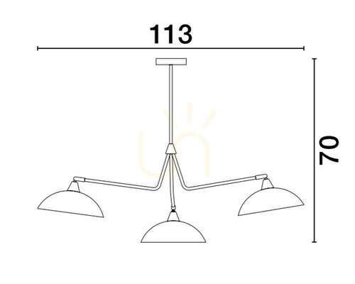 Sprawdź Lampa Wisząca BAMORE Luces Exclusivas LE43709