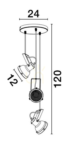 Sprawdź Lampa Wisząca BANCOS Luces Exclusivas LE43714