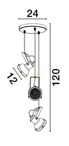 Lampa Wisząca BANCOS Luces Exclusivas LE43714 small 1